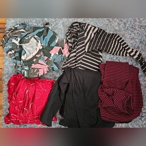 Maternity long sleeve dress lot - 5 dress size small